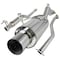 Spec-D Tuning 01-05 Honda Civic 2.5 Inch Inlet N1 Style Catback Exhaust 2 Or 4 Door MFCAT2-CV01 - alternate 1